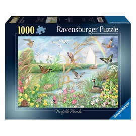 Ravensburger Norfolk Broads 1000 Piece Jigsaw Puzzles for Adults and Kids Age 12 Years Up - UK Landscape