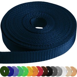 TECEUM 2 Inch Webbing – Navy Blue – 10 Yards – 2” Heavy-Duty Wide Webbing for Climbing Outdoors Indoors Crafting DIY nw