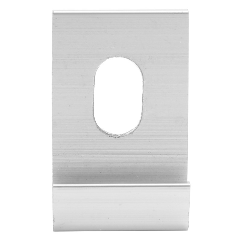 10Pcs Base Clips Hook Fixings Attaches Aluminium Greenhouses Fixture SetSilver