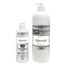 Bloqueador Solar Fps 50 Aloevera Vit E 1lt+100ml.uso Diario