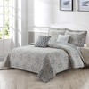 Home Soft Things Lanza Printed Microfiber Quilt Queen 90" x