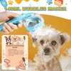 Peehss Peehss 3Pcs Dog Bath Brush, Dog Scrubber for Bath,