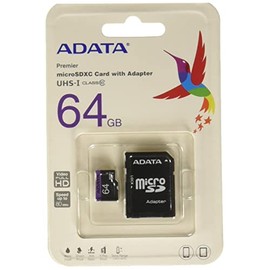 Adata AUSDX64GUICL10-RA1 Memoria Micro SD Clase 10, 64GB