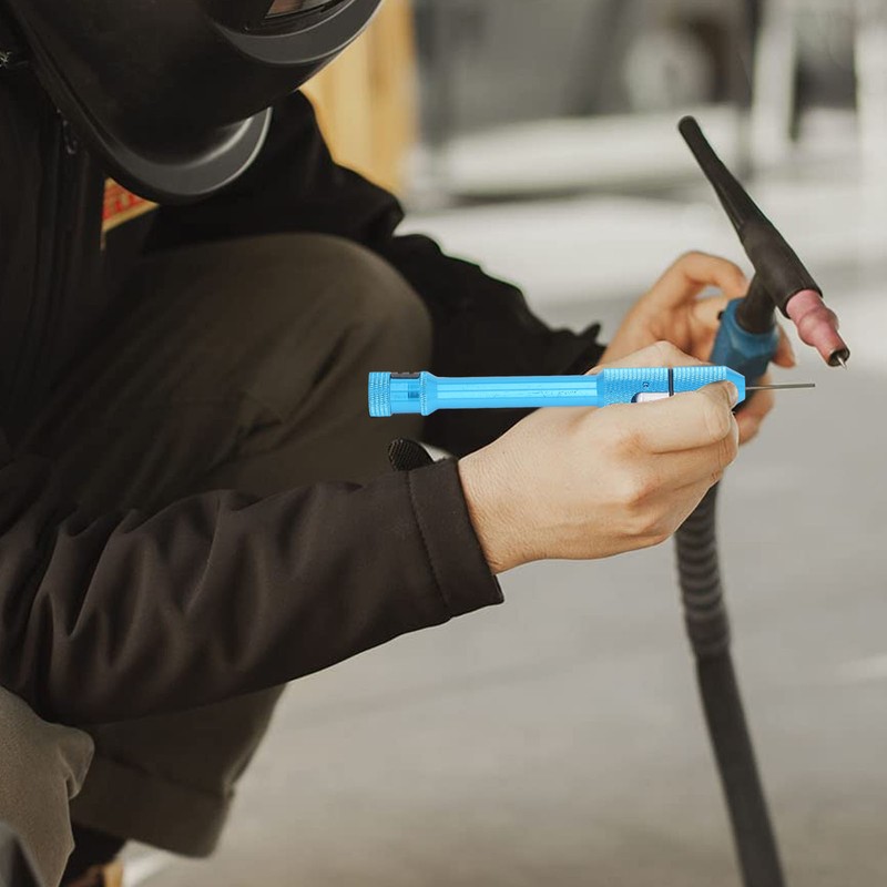 Tig Welding Pen Holder Finger Rod Wire Welder Feeder 1.0‑3.2mm(1/32‑1/8in)