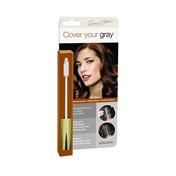 Cover Your Gray Brush-in Wand - Medium Brown (IG-BRM)