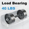 Kawfle Adhesive Shower Caddy, 2 Pack Acrylic Bathroom Shelves, No