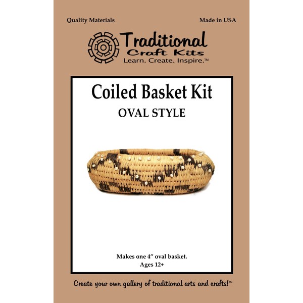 Coiled Basket Kit - Oval Shape