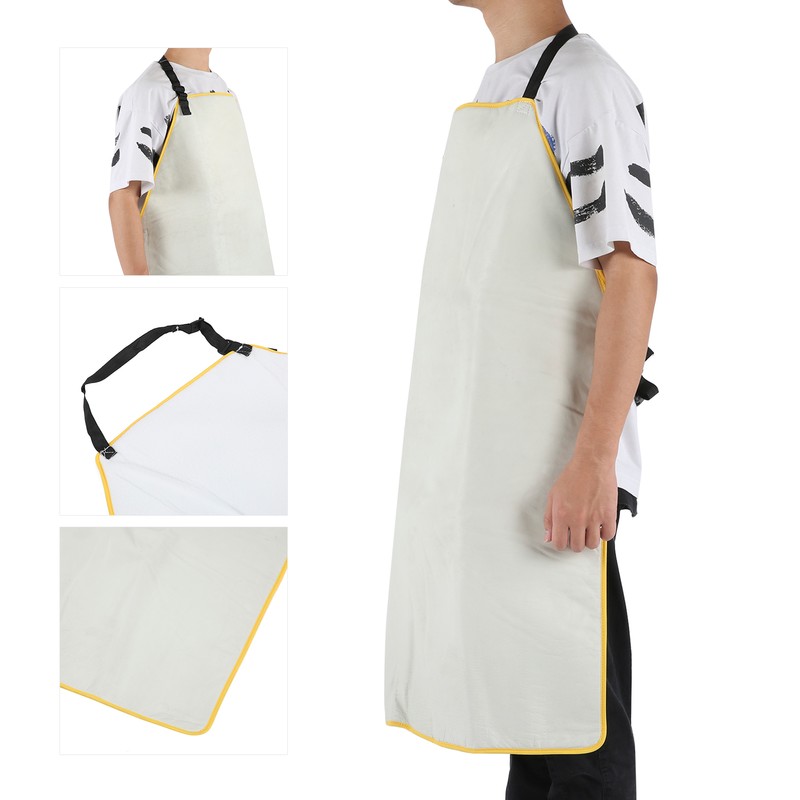 Leather Apron Low Temperature Resistant AntiLiquid Antifreeze Nitrogen Thick Lightweight