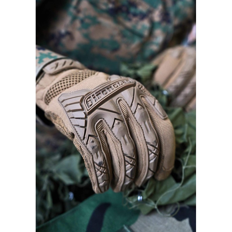Ironclad Tactical Impact Gloves, Coyote, Large