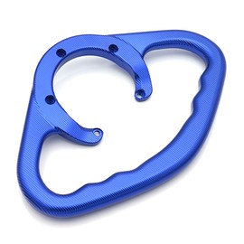 Motorcycle Passenger Handgrips Rear Passenger Gas Tank Bar Fuel Tank Armrest Grab Bar Handles Handlebar Hand Grip 5 Holes for Suzuki GSR600 GSR750 GSF650 GSX-R750 GSX-S1000 GSX-R1300 SV650/S(Blue)