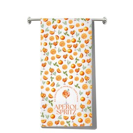 G2TUP Aperol Spritz Kitchen Towels Aperol Spritz Party Gifts Italian Summer Aperol Spritz Tea Towels Aperol Spritz Dish Towel (Aperol kt)