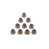 Hearing Aid Domes Smoky Gray Tips Ear Pieces Comfortable for
