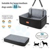 HEGGCOOE Dog Car Seat for Medium/Large Dogs, Pet Booster Seat