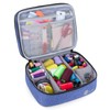 Luxja Double-layer Sewing Supplies Organizer, Sewing Accessories Organizer for Needles,
