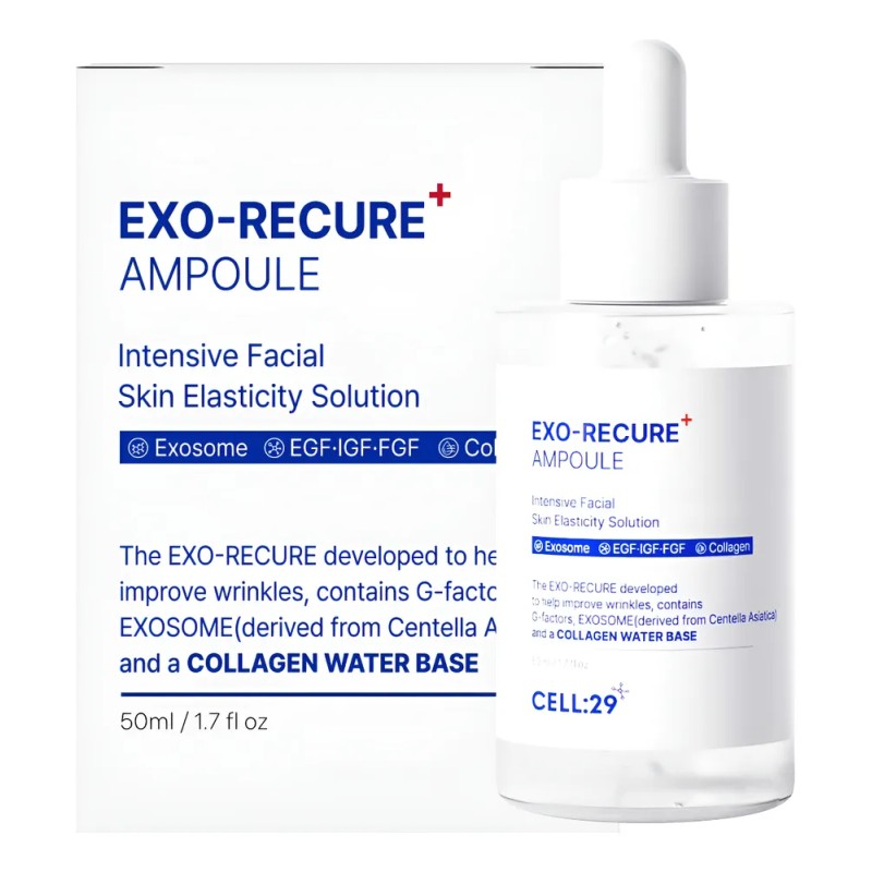 Exo-recure Ampolla Exosoma 10,000 Ppm Colágeno Agua Absorció