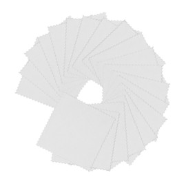 Healvian 2sets Jewelry Cleaning Cloths Polishing Cloths for Pearl Jewelry Easy Maintenance Versatile Durable Cleaning Tools for Home Use 50pcs*2