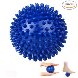 Pedimend Massage Balls (2PCS) - Deep Tissue Massage Ball - Porcupine & Lacrosse Stress Ball - All Body Massager - Plantar Fasciitis Treatment - Reduce Stress - Improve Blood Flow - Unisex