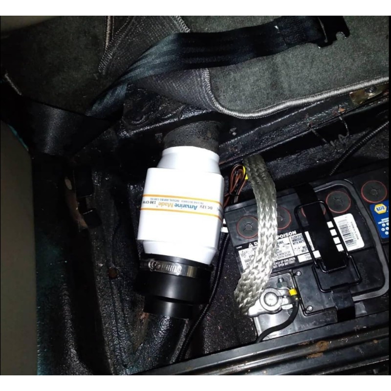 Amarine Made Marine Boat 12v Electric in Line Bilge Air