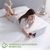 King Size Waterproof Mattress Protector Fitted Mattress Pad Cover with