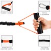 Belle Vous Exercise Resistance Bands with Handles (2 Pack) -