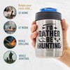 "Rather Be Hunting" Insulated Can Cooler - Great Hunting Gift