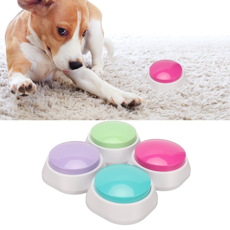 4PCs Voice Recording Button Dog Buttons for Communication Pet Training