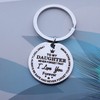 Jstud Inspirational Gifts keychain For Son Daughter Never Forget I