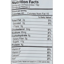 Seasnax Chomperz Crunchy Original Seaweed Chips, 1 Ounce -- 8 per case.