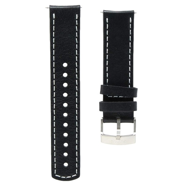 SUUNTO Elementum Leather Strap, SS014826000, Smartwatch Accessories, Black, Unique
