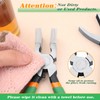 SPEEDWOX 10PCS Heavy Duty Glass Running Pliers Breaker Grozer Pliers