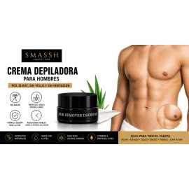 Crema Depiladora Hombre 50g Inhibe Crecimiento