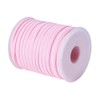 Cheriswelry 21.87 Yards 5mm Flat Nylon Cord Pink Soft Stretch