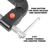 GreatNeck QRCC4 4 Inch Quick Release C-Clamp, Auto Repairs, Welding,
