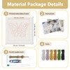 DOODLREAM Butterflies and Flowers DIY Punch Needle Embroidery Kit for