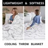 Extra Large Turkish Blanket Cooling Blanket for Hot Sleeper Throw