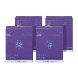 [3+1] Yeongrong Eye Care Astraview Dry Eye Care Bilberry Extract Sub-Ingredients, 4, 30 Tablets / [3+1] 영롱 아이케어 아스트라뷰 눈 건조 케어 빌베리 추출물 부원료, 4개, 30정