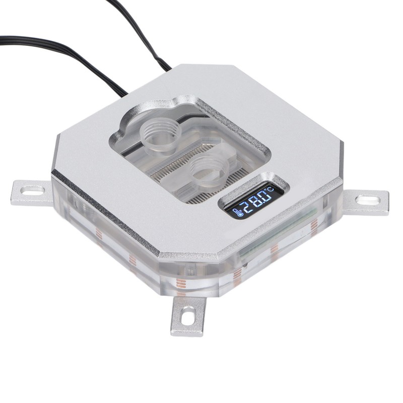 CPU Water Cooling Head VA Screen Temperature Display Computer CPU