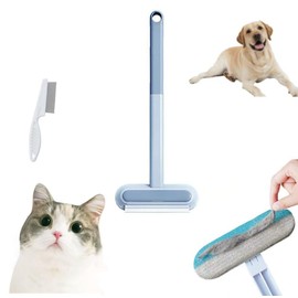 3 In 1 Pet Hair Remover,Pet Hair Remover,Pet Hair Remover,Aufnahme von Tierhaaren,für Katzenhaare und Hundehaare,mit Kleiner Bürste,für Sofa, Bett, Teppich, Kratzbaum –Ohne Rückstände (1pcs)