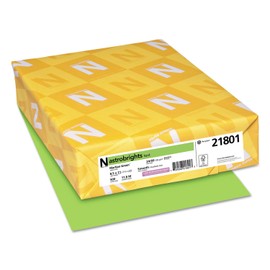 Color Paper, 24lb, 8 1/2 x 11, Martian Green, 500 Sheets
