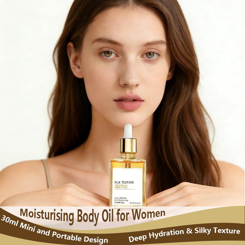 2PCS Silk Body Oil, Firming & Moisturising Body Oill, Deep