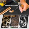 WICKED Professional ID Copper Tube Pipe Cleaner Replacement Brushes (1/2"
