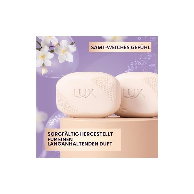 Lux Velvet Touch Soap Bars 80g x 12