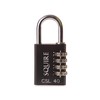 Squire CSL40 Black Die-Cast Combination Padlock 40mm