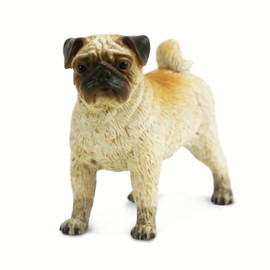 Safari Ltd. Pug Figurine - Realistic 2.75" Dog Figure - Educational Toy for Boys, Girls, and Kids Ages 3+