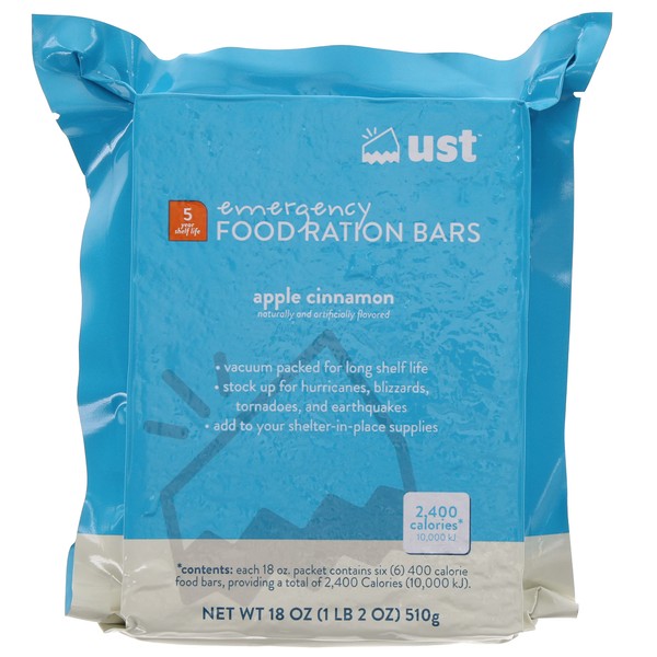 Ultimate Survival Technologies, Emergency Food Rations, LxWxD: 6" x 4.5"
