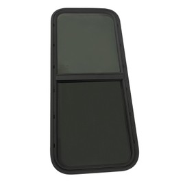 25.34 X 16.32-Inch Rv Sliding Window with Screen, Closed Rv Window Sliding Window with Trim Ring Removable Folding