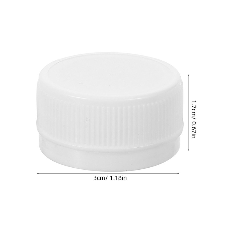 SUPVOX 100pcs Plastic Bottle Caps Crafts DIY Colorful Drink Bottle