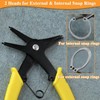 Songholee 2 in 1 Snap Ring Pliers Internal External Circlip