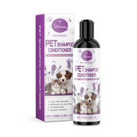 Yegbong Pet Lavender Shampoo Gently Cleans Pet Cat And Dog Hair Fluffy Smooth And Fragrant