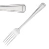 Olympia Harley Stainless Steel Table Forks (Pack of 12), Silver,